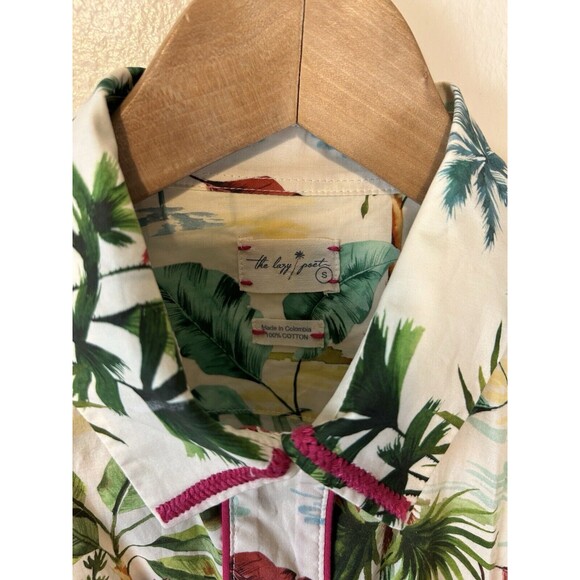 Anthropologie The Lazy Poet S Shirt Dress Pajama Nightgown Tunic Lounge Button - Picture 2 of 4